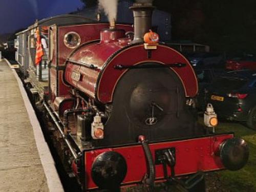 Halloween Disco with steam train evening